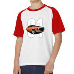 Hazzard t-shirt bicolor personalizzata bambino digitalshirt rossa