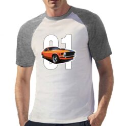 Hazzard t-shirt bicolor personalizzata uomo digitalshirt grigia