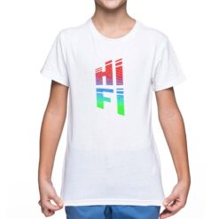 HI-FI t-shirt personalizzata bambino digitalshirt bianca