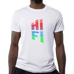 HI-FI t-shirt personalizzata uomo digitalshirt bianca
