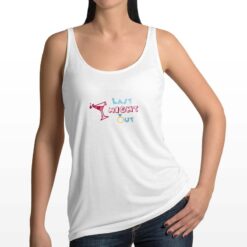 Last Night Out canottiera personalizzata donna digitalshirt bianca