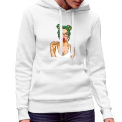 Lollipop felpa con cappuccio personalizzata donna digitalshirt bianca.jpg