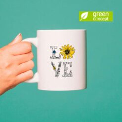 Love Fiori tazza ceramica personalizzata digitalshirt