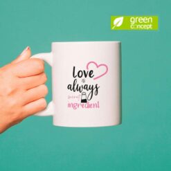Love Ingredient tazza ceramica personalizzata digitalshirt