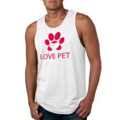 Love Pet canotta personalizzata uomo digitalshirt bianca