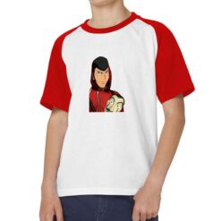 Lupin de Papel t-shirt bicolor personalizzata bambino digitalshirt rossa