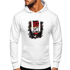 Lupo Bianco felpa con cappuccio personalizzata uomo digitalshirt bianca