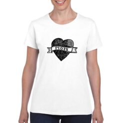 Mom Cuore t-shirt personalizzata donna digitalshirt bianco