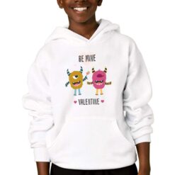 Monster felpa con cappuccio personalizzata bambino digitalshirtbianco