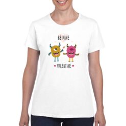 Monster t-shirt personalizzata donna digitalshirt bianco