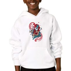 Muerte felpa con cappuccio personalizzata bambino digitalshirtbianco