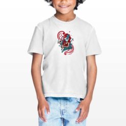 Muerte t-shirt personalizzata bambino digitalshirt bianca