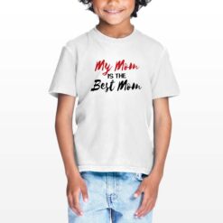 My Mom t-shirt personalizzata bambino digitalshirt bianca