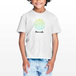 Namaste t-shirt personalizzata bambino digitalshirt bianca