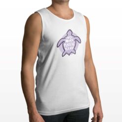 No Plastic canotta personalizzata uomo digitalshirt bianca