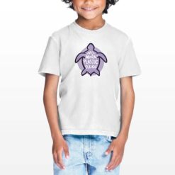 No Plastic t-shirt personalizzata bambino digitalshirt bianca