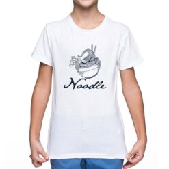 Noodle t-shirt personalizzata bambino digitalshirt bianca