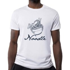 Noodle t-shirt personalizzata uomo digitalshirt bianca