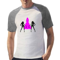 Nubilato t-shirt bicolor personalizzata uomo digitalshirt grigia