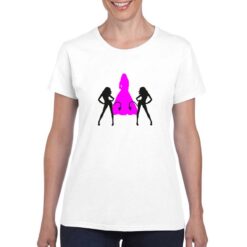 Nubilato t-shirt personalizzata donna digitalshirt bianco