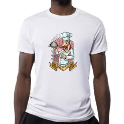 Oggi Cucino Io t-shirt personalizzata uomo digitalshirt bianca