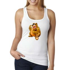 Orso canottiera personalizzata donna digitalshirt bianca