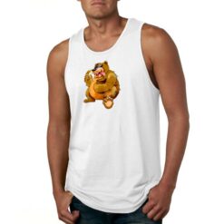 Orso canotta personalizzata uomo digitalshirt bianca
