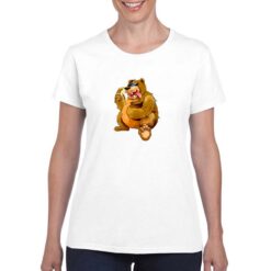 Orso t-shirt personalizzata donna digitalshirt bianco