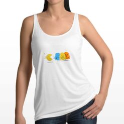 Pacman canottiera personalizzata donna digitalshirt bianca