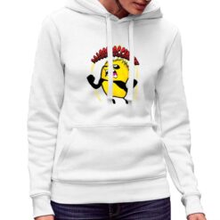 Panda ARGH felpa con cappuccio personalizzata donna digitalshirt bianca.jpg