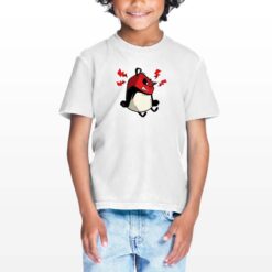 Panda Arrabbiato t-shirt personalizzata bambino digitalshirt bianca