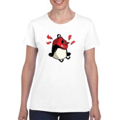 Panda Arrabbiato t-shirt personalizzata donna digitalshirt bianco