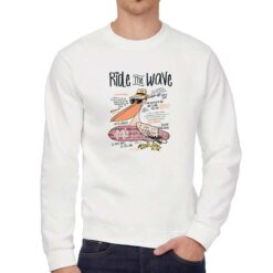 Pellicano felpa senza cappuccio personalizzata uomo digitalshirt bianca