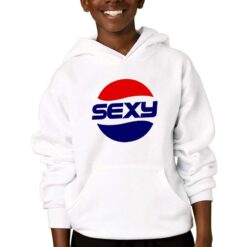 Pepsy Sexy felpa con cappuccio personalizzata bambino digitalshirtbianco