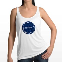 Physics canottiera personalizzata donna digitalshirt bianca