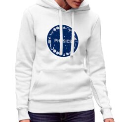 Physics felpa con cappuccio personalizzata donna digitalshirt bianca.jpg