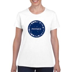 Physics t-shirt personalizzata donna digitalshirt bianco