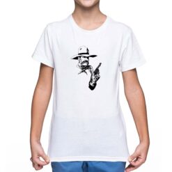 Pistolero t-shirt personalizzata bambino digitalshirt bianca