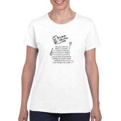 Ricetta Felicità t-shirt personalizzata donna digitalshirt bianco