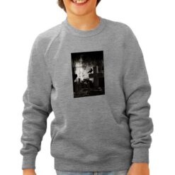 Rip felpa senza cappuccio personalizzata bambino digitalshirt grigia