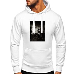 Rip felpa con cappuccio personalizzata uomo digitalshirt bianca
