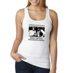 Bud Spencer rissa canottiera personalizzata donna digitalshirt bianca