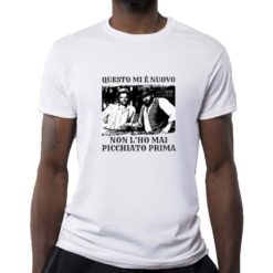 Bud Spencer rissa t-shirt personalizzata uomo digitalshirt bianca