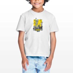 Robot Attack  t-shirt personalizzata bambino digitalshirt bianca