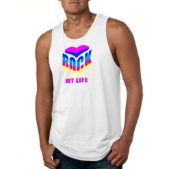 Rock My Life canotta personalizzata uomo digitalshirt bianca