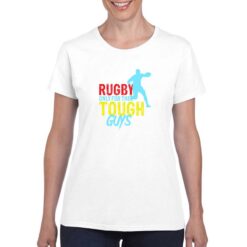 Rugby t-shirt personalizzata donna digitalshirt bianco