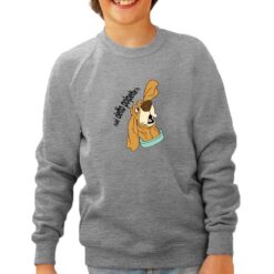 Scooby Doo felpa senza cappuccio personalizzata bambino digitalshirt grigia