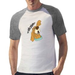 Scooby Doo t-shirt bicolor personalizzata uomo digitalshirt grigia