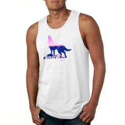 Snow World Day canotta personalizzata uomo digitalshirt bianca