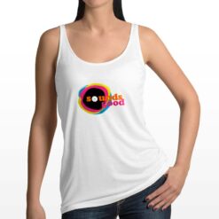 Sounds Good canottiera personalizzata donna digitalshirt bianca